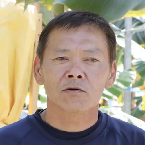 国産やっちろ汐バナナ生産者 高浪 剛(お弟さん)
