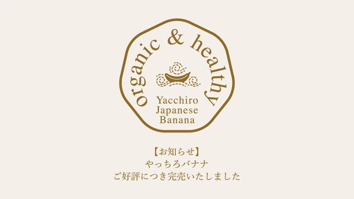 やっちろ汐バナナ ご好評につき完売いたしました