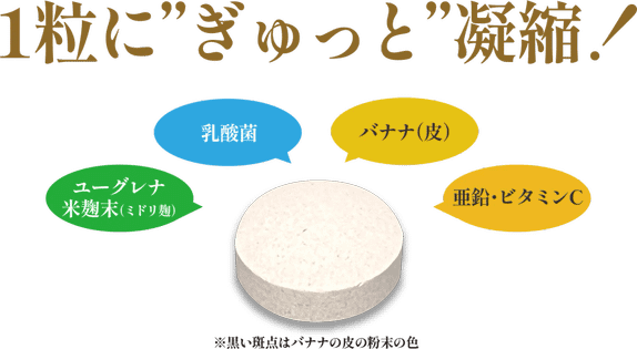 一粒にぎゅっと凝縮！