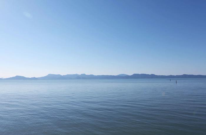 八代市内・二見海岸からの風景